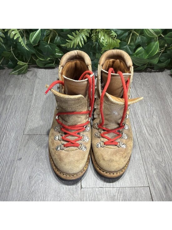 Vintage Fabiano Extra Mountaineering Boots Hiking Men 8 M Made in Italy Leather main image 5